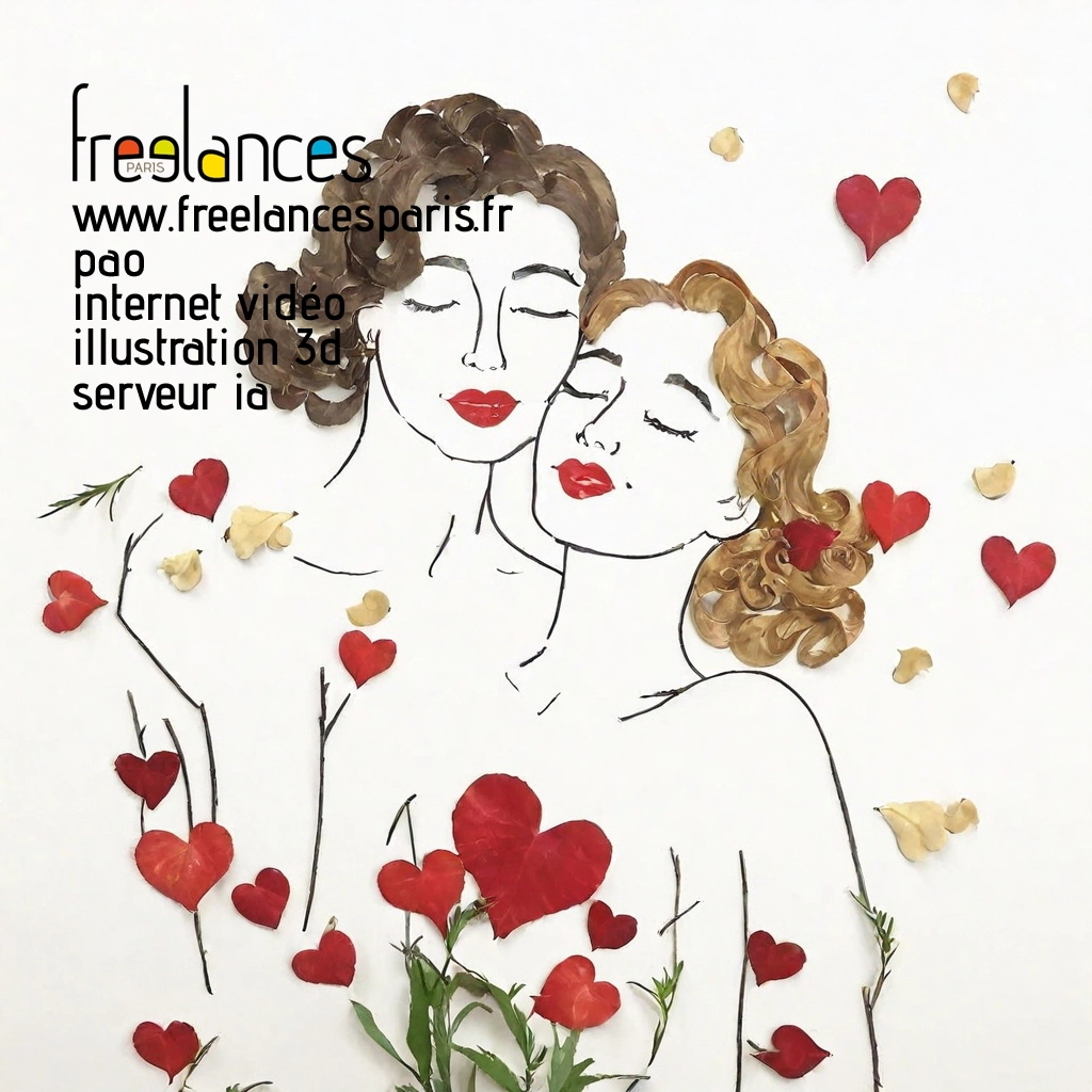 Pao mise en page internet vidéo illustration 3d serveur IA générative AI freelance paris studio de création magazines yrmhamg0